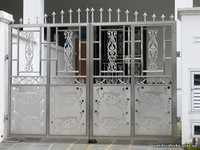 Ворота з нержавіючої сталі Тернопіль